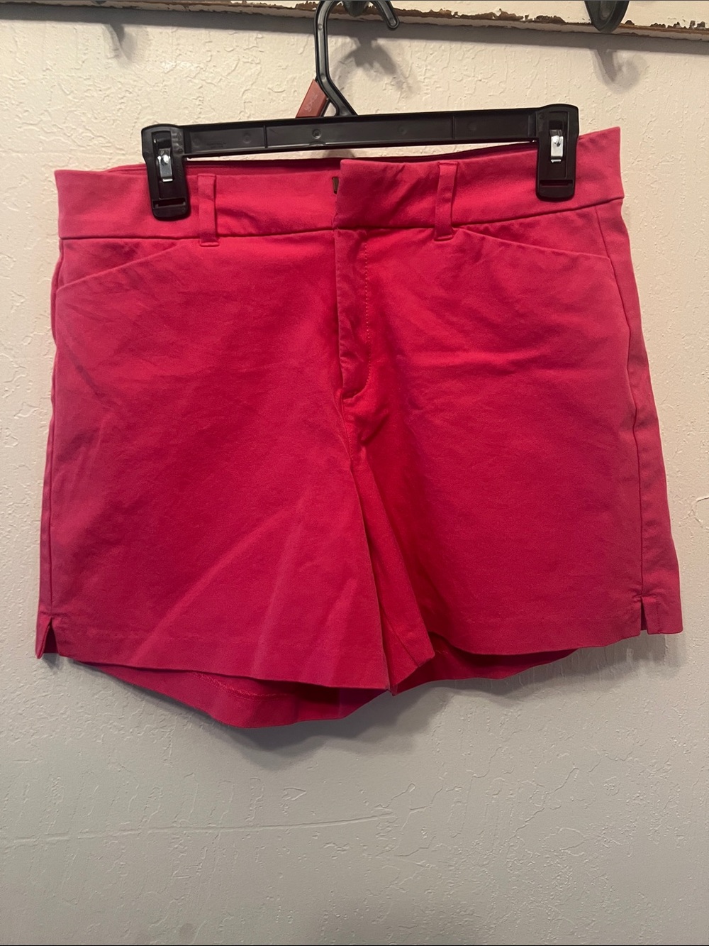 Old Navy Hot Pink Stretch Cotton Bermuda Shorts